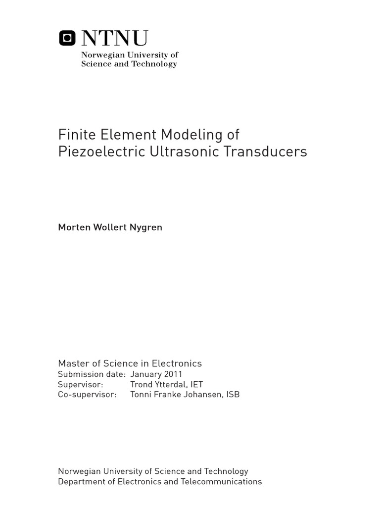 Piezoelectric sensor applications picture