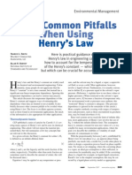 Henry Law Use in Process Simulation