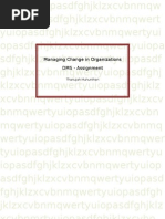 Download Change Management Assignment-Thanu by thanujahm SN25387155 doc pdf