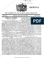 Gazeta Del Gobierno de México. 10-3-1830