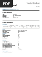 Model:AJE2425AHZ (CAJ2T12) : Technical Data Sheet