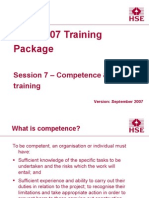 Session7 Competence & Training
