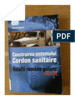 Construirea Sistemului 'Cordon Sanitaire' - Relatii Romano-Polone (1919-1926)