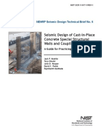 Seismic Design of Cast in Place Concrete