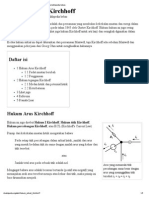 Hukum Sirkuit Kirchhoff - Wikipedia Bahasa Indonesia, Ensiklopedia Bebas