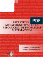 Estrategias Metacognitivas Resolución Problemas Matematicos