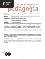  Bateria de Provas de Raciocinio Diferencial- Suporte a Sua Utilizacao Em Orientacao Vocacional