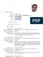 Lafauci@email - It: Uropean Curriculum Vitae Format