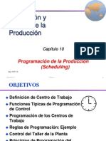 Programacion de La Produccion