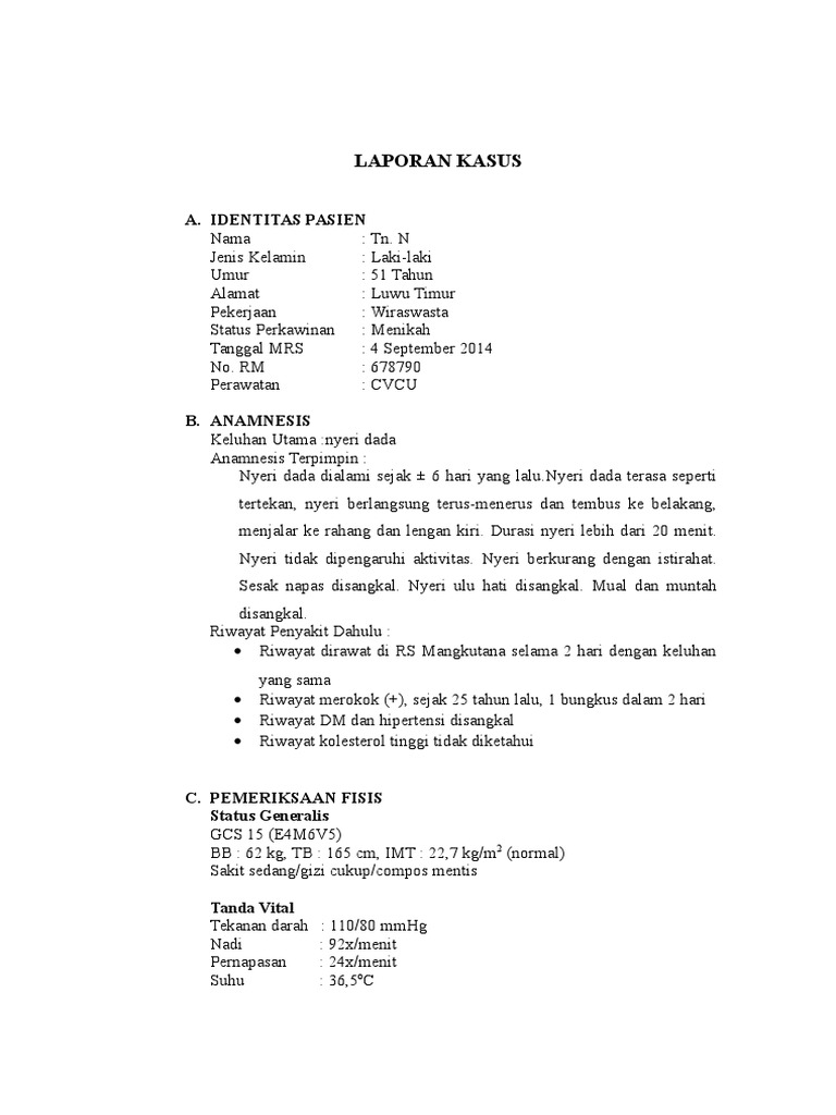 LAPORAN KASUS NSTEMI