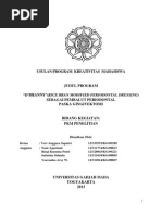 Download DBranny Rice Bran Modified Periodontal Dressing sebagai Pembalut Periodontal Paska Gingivektomipdf by Youvanka Arsy Winmirrah SN253897526 doc pdf