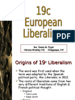 19 C European Liberalism