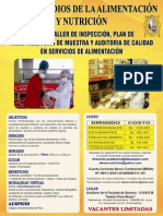 Afiche i Curso Taller de Inspeccion y Muestreo