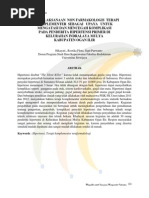 Download PENATALAKSANAAN  NON FARMAKOLOGIS  TERAPI  KOMPLEMENTER  SEBAGAI   UPAYA   UNTUK   MENGATASI DAN MENCEGAH KOMPLIKASI   PADA PENDERITA HIPERTENSI PRIMER DI   KELURAHAN INDRALAYA MULYA   KABUPATEN OGAN ILIR  by Puteri Maurer SN253914511 doc pdf