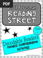 Reading Street Unit 1 Decodable 1 First Grade