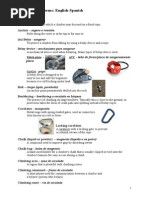 Download Rock Climbing Vocab and Commands - English-Spanish by NickSelmes SN253920943 doc pdf