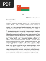 Uma análise sobre Omã