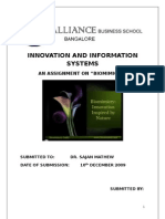 Innovation and Information Systems: An Assignment On "Biomimicry"
