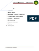 Informe de Matalurgica