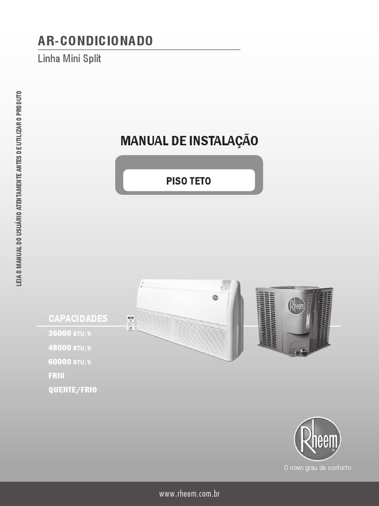 CONTROLE REMOTO RHEEM SPLIT HI WALL TODOS PR336861288HW - Eletrogel  Refrigeração Ar condicionado e Peças : Eletrogel Refrigeração Ar  condicionado e Peças