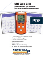 Multi Gas Clip: The First Portable Multi Gas Detector With A Battery Life of Months Instead of Hours