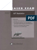 1997 Statistics Re Solutions