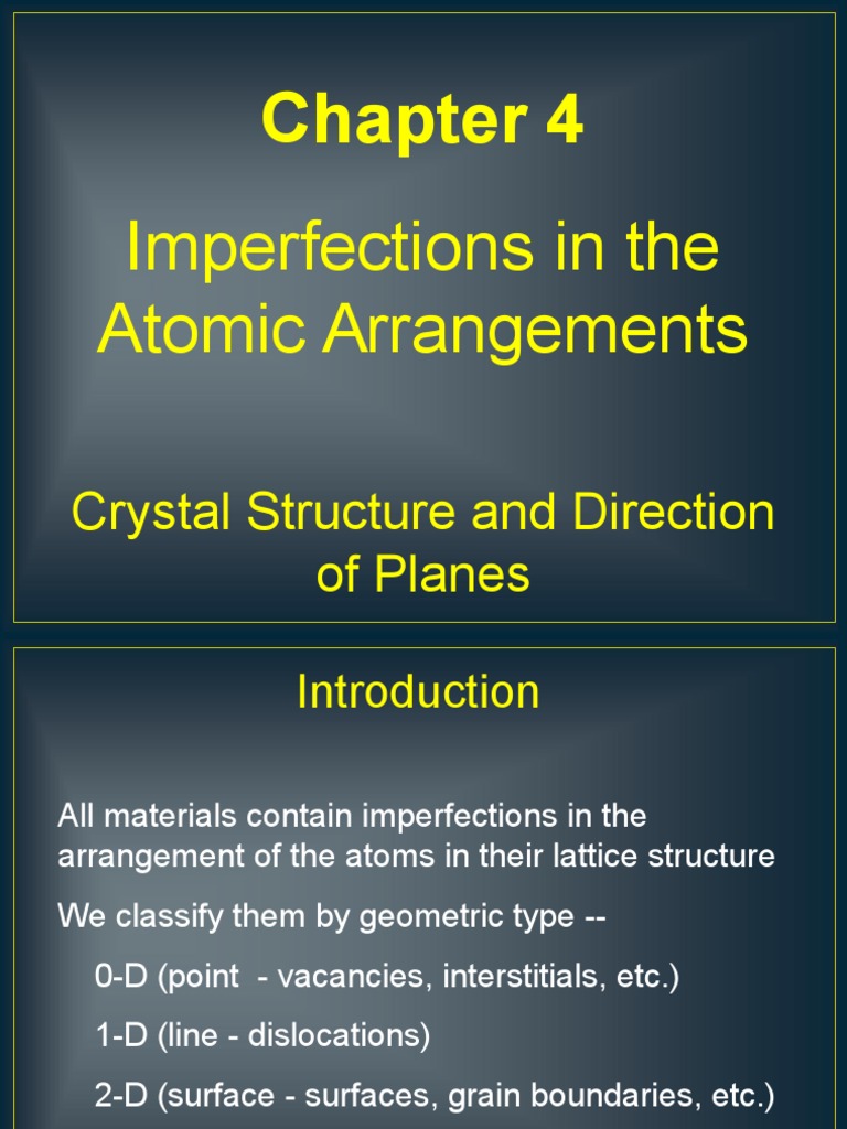 Introduction to Dislocations in Crystals | PDF | Dislocation | Crystallite