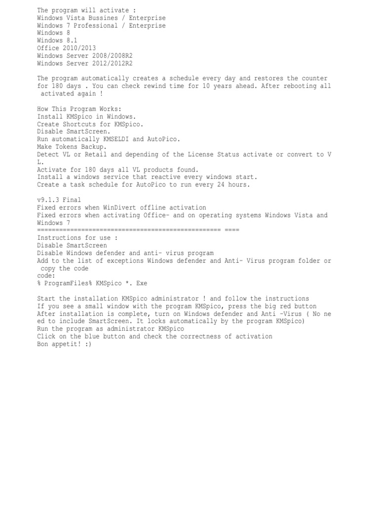 Kmspico v9.3.1 activator for windows and office free