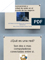 Telecomunicaciones y Conectividad de Redes en El Actual Mundo de Los Negocio