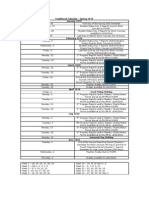 NCVPS Spring 2010 Calendar