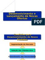 Desenvolvimento e Lançamento de Novas Ofertas