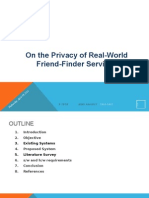 On The Privacy of Real World Friend Finder Services