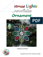 Christmas Lights Snowflake Ornament Pattern - Copyright Lori Prickett (1)