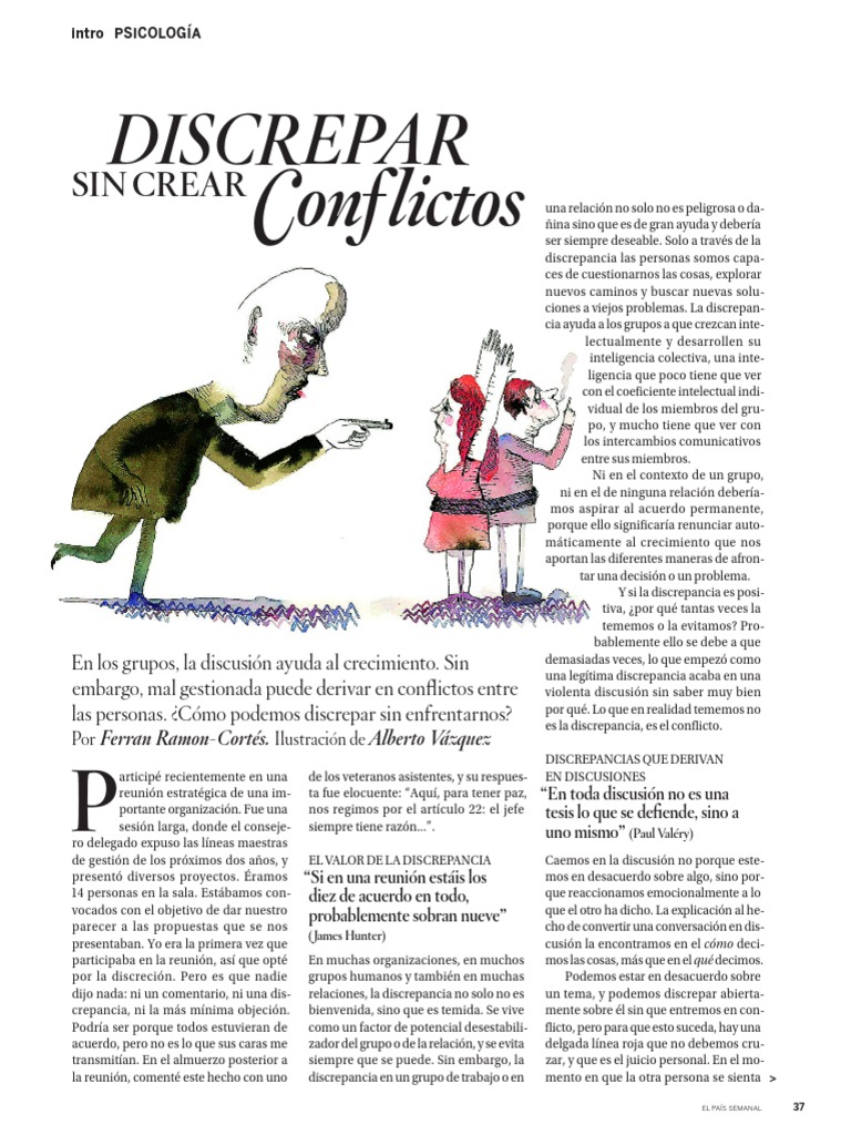 El Valor de la Discrepancia | PDF | Conflicto (proceso) | Las emociones