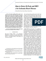  TBC Algorithm to Detect R-Peak and HRV