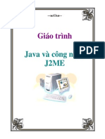 Giáo trình Java và công nghệ J2ME PDF