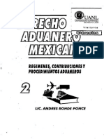Derecho Aduanero Mexicano 2, Andres Rohde Ponce