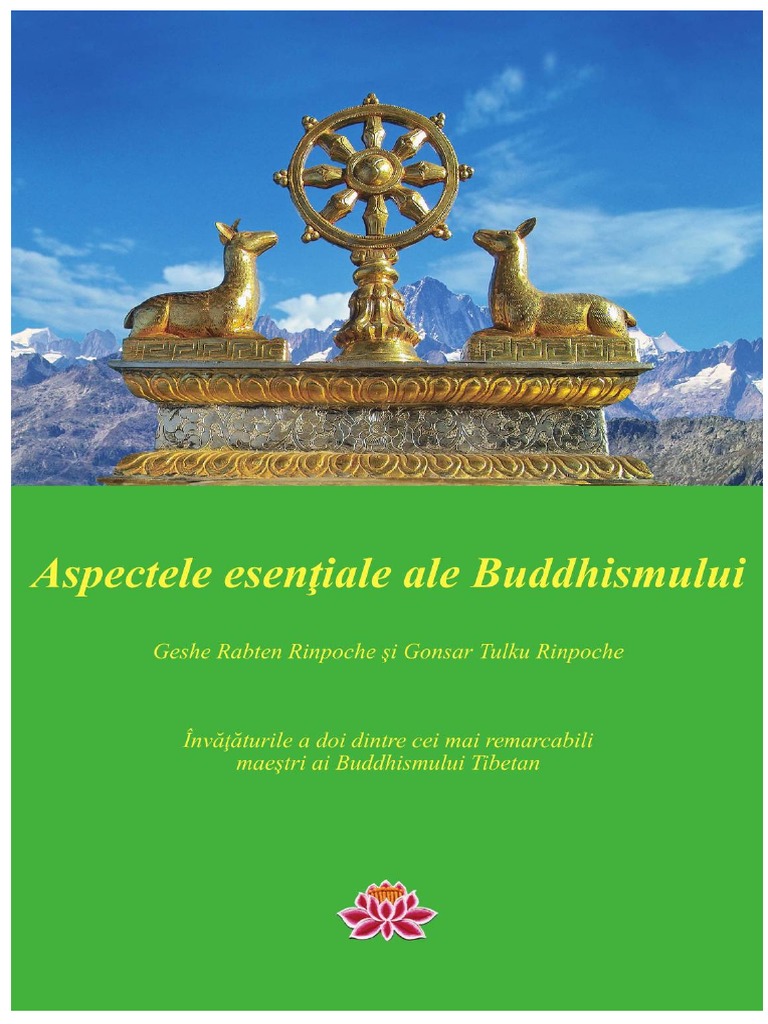 Gheshe Rabten Rinpoche Gonsar Tulku Rinpoche Aspectele Esentiale Ale ...