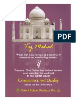 Taj Mahal Brochure