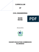 Civil Engineering Curriculum Revised