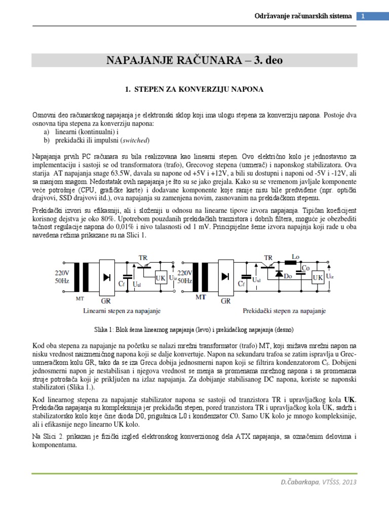 7-Napajanja Racunara 3 | PDF