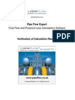 Pipe Flow Expert Results Verification