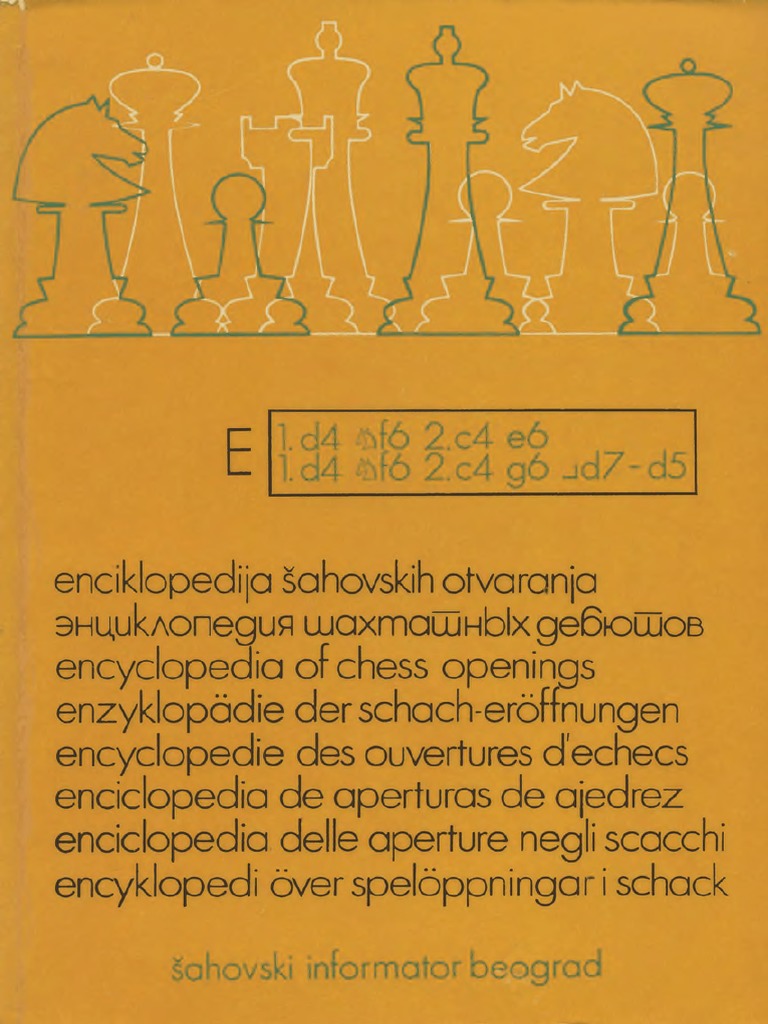 Enciclopedia De Aperturas De Ajedrez Pdf