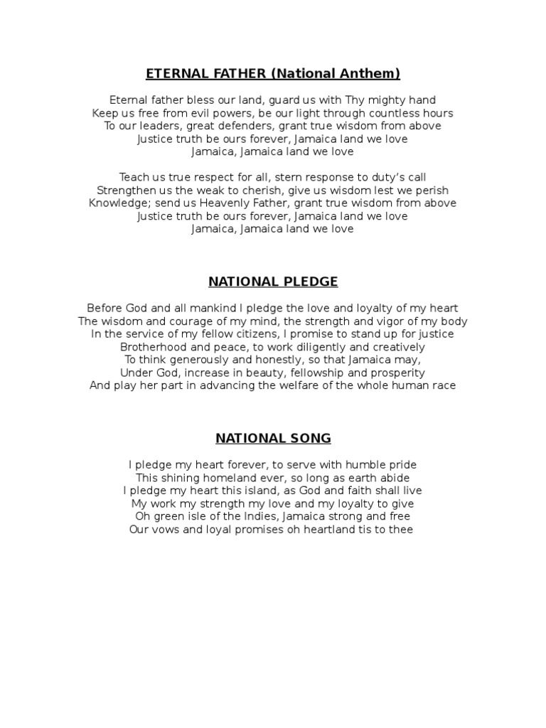 レゲエ ジャマイカ国歌 National Anthem of Jamaica National Anthem: Jamaica - Jamaica, Land We Love - YouTube