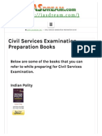 Civil Services Preparation Books - IAS Dream