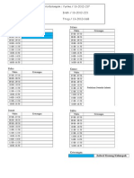 Jadwal Kosong Asas