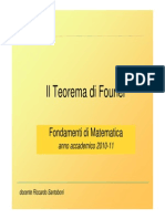 Teorema Di Fourier