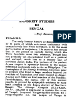 Sanskrit Studies in Bengal