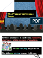 The Present Continuous Tense