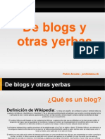 Blogs (Version Antigua de La Presentación)
